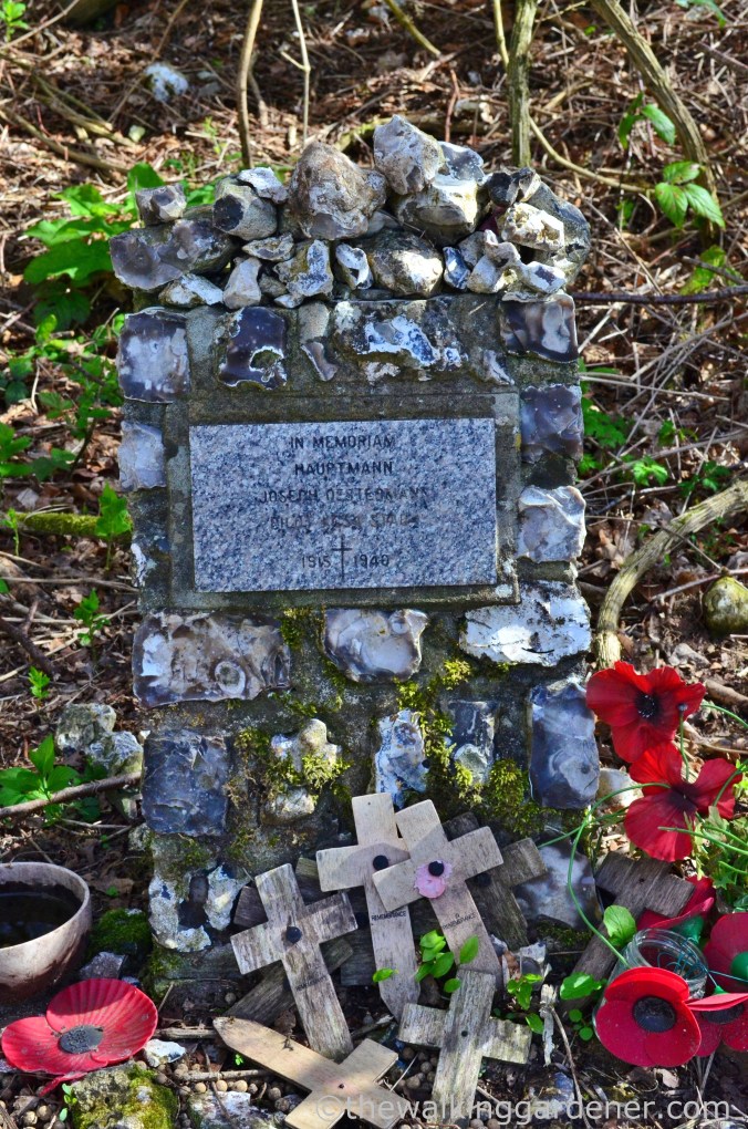 German pilot memorial, South Downs Way